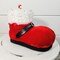 Festive Delight: 7.5"Lx6"H Santa Boot Ornament for Christmas Decor-OR9847